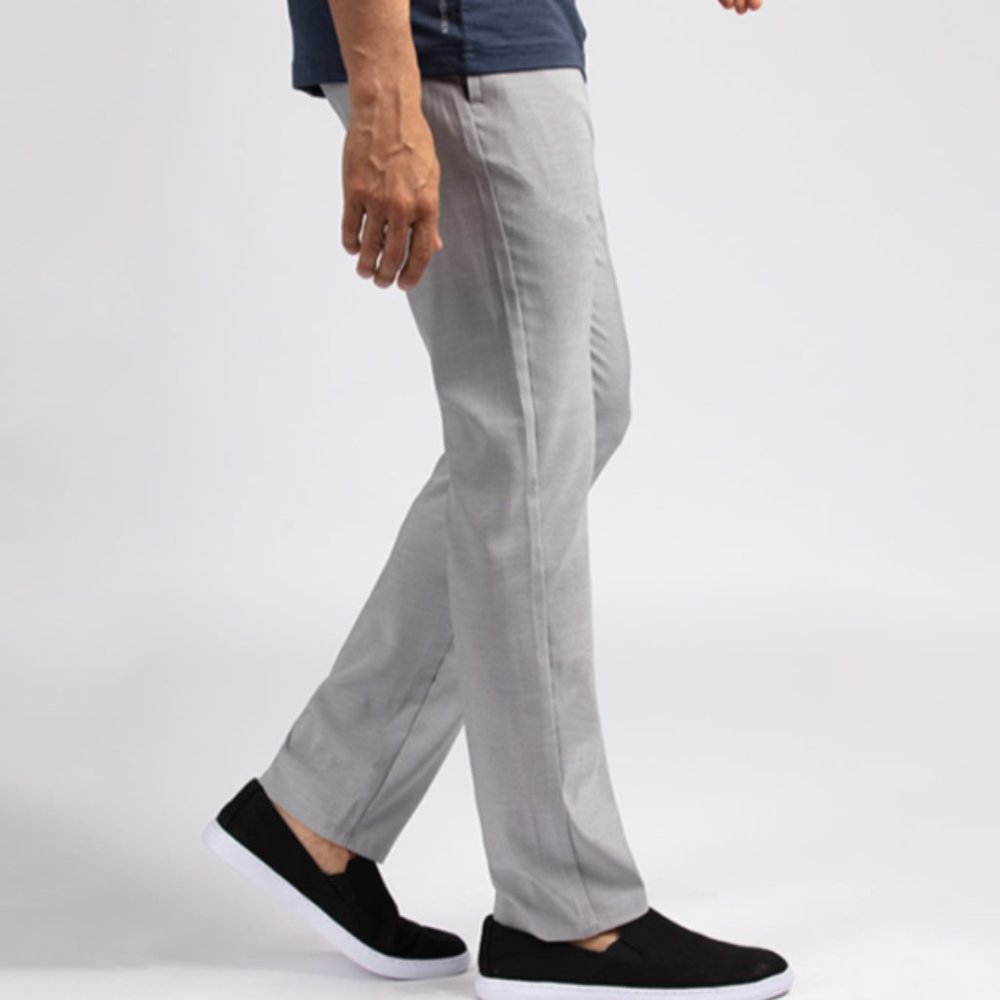 NWT! TravisMathew Men's Parlay Light Grey Pants - Picture 2 of 5